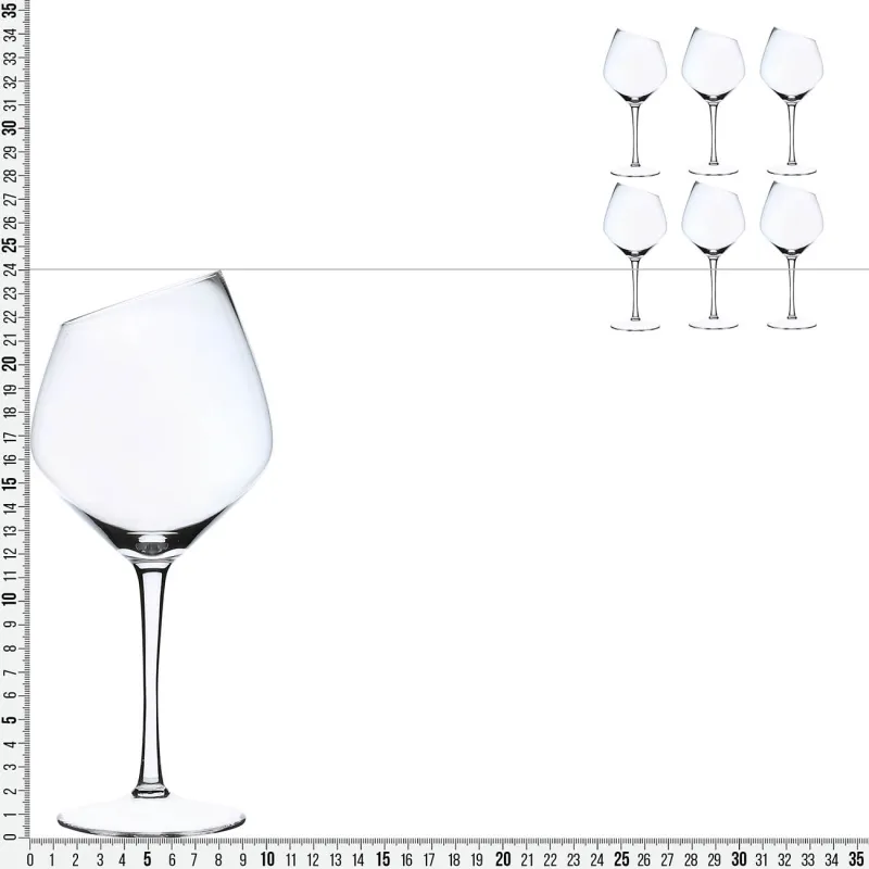 Drinking glass, 560 ml, 6 pcs, Charm L, image-3