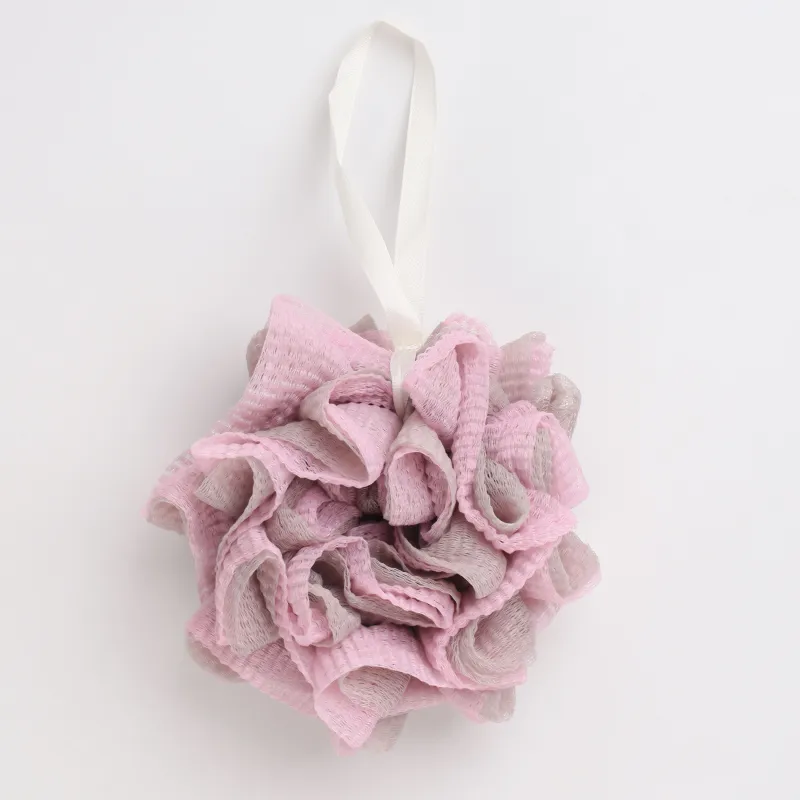 Body wash sponge, 13 cm, polyethylene, purple, Bow, Gentle spa