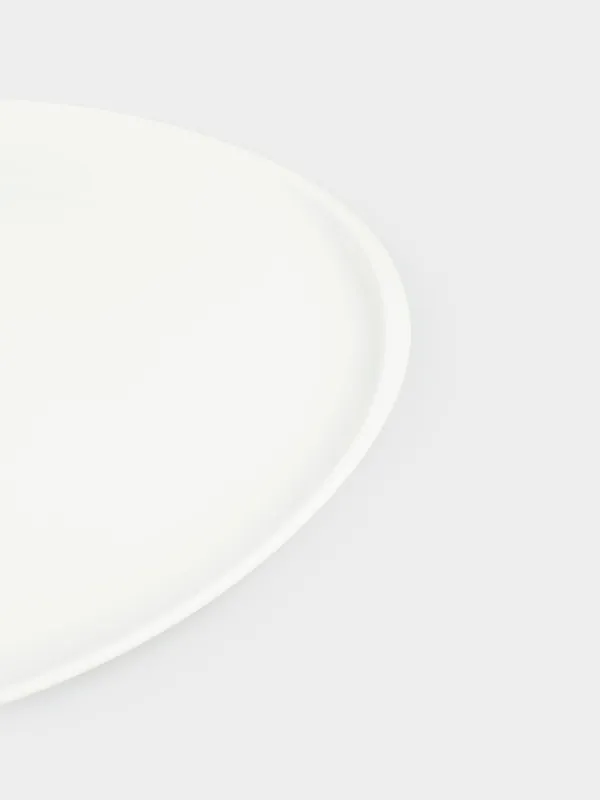 Dinner plate, 27x25 cm, porcelain P, white, Synergy, image-3