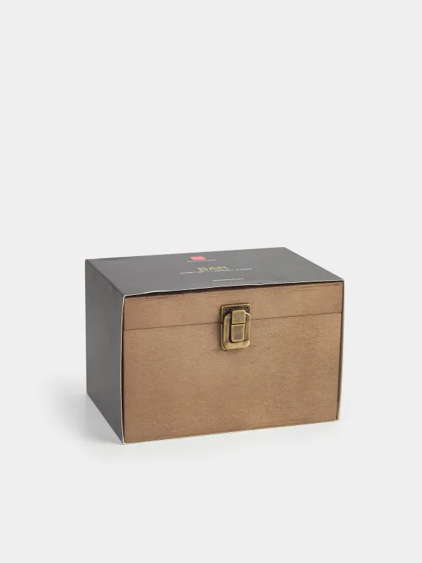 Drink set, 1 person, 5 items, in a box, glass / cubes/stand, glass / marble/slate, Bar, image-7