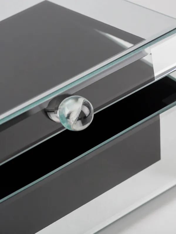 Jewelry box, 20x14 cm, glass, Mirror, Glossy, image-4