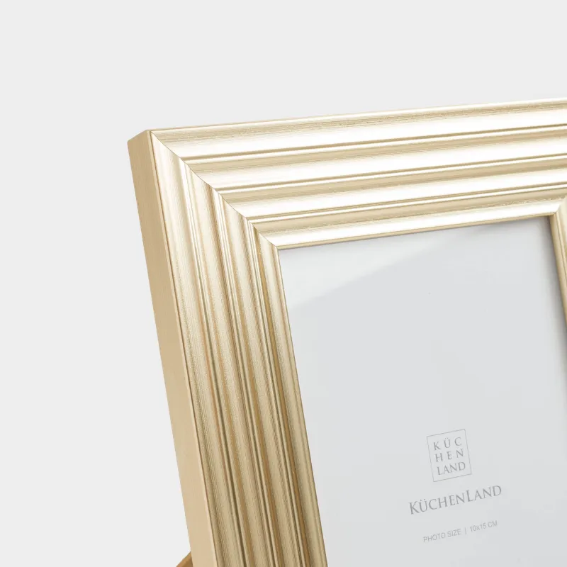 Photo frame, 16х21 cm, plastic / glass, gold, Gallery, image-4