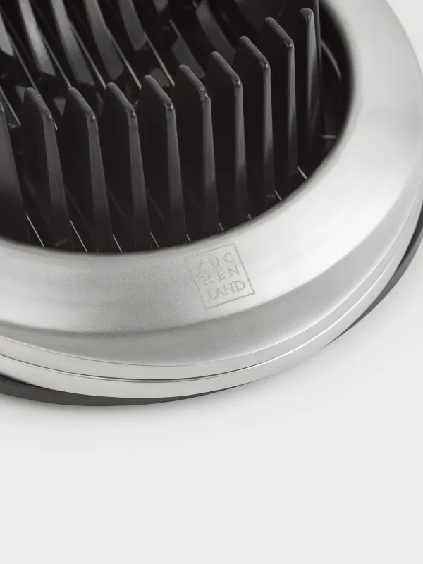 Egg slicer, 11 cm, 2 in 1, metal / plastic, silver-black, Start, image-9