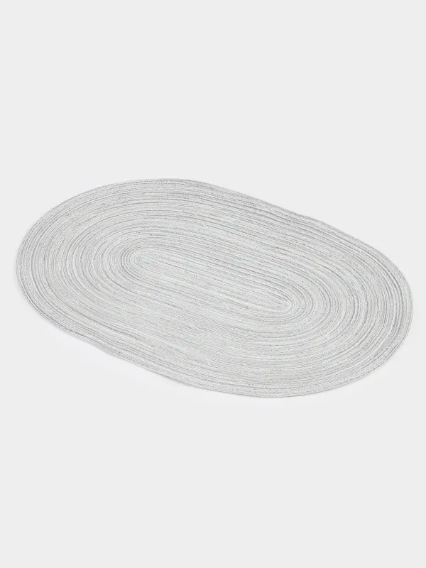 Placemat, 30x45 cm, polyester, oval, sand-beige, Rotary, image-1