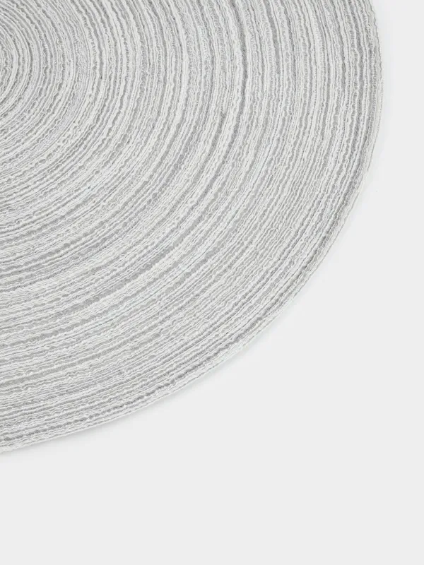 Placemat, 38 cm, polyester, round, sand-beige, Rotary, image-2