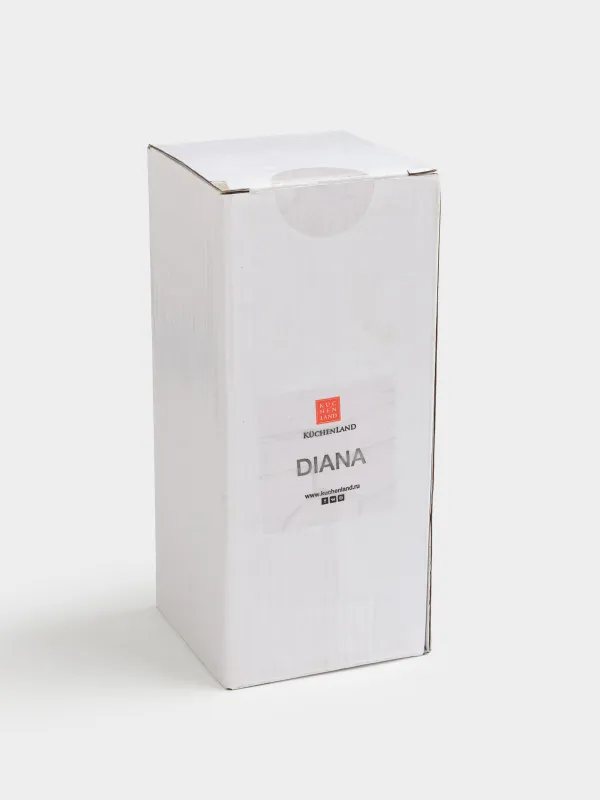 Liquid soap dispenser, 240 ml, glass/plastic, golden, Diana, image-4