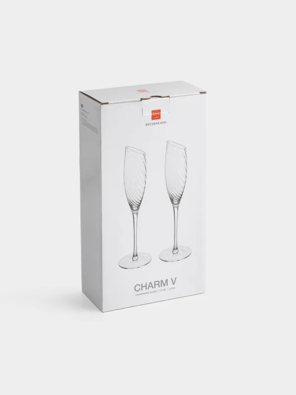 Drinking glass, 170 ml, 2 pcs, glass, Charm V, image-6