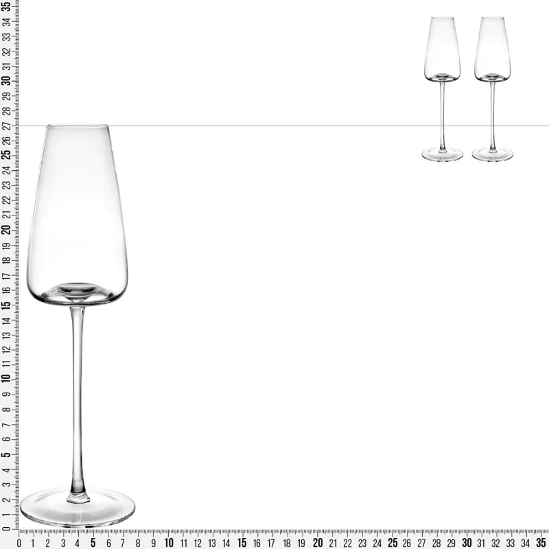 Drinking glass, 270 ml, 2 pcs, glass, Sorento, image-6