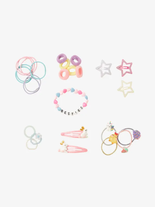 Jewelry set, children's, 12x16 cm, in a case, plastic / metal, Views kids, image-1