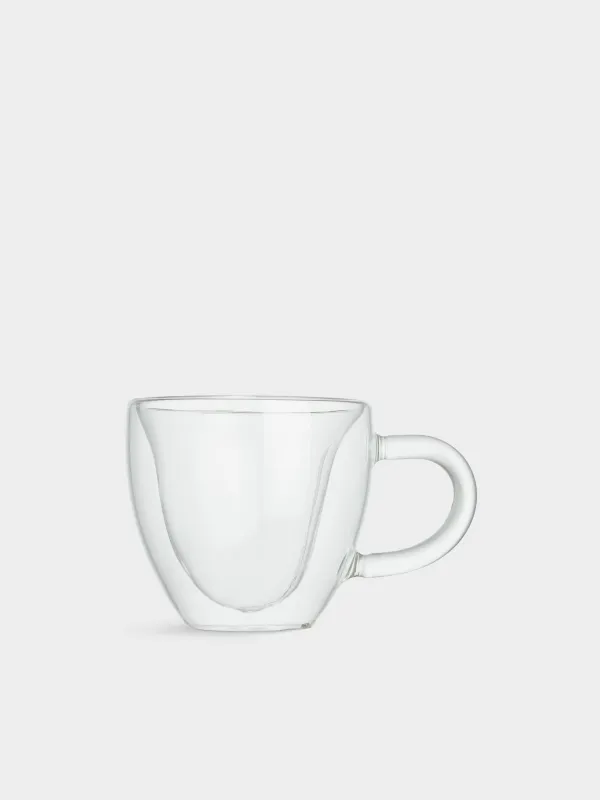 Mug, 250 ml, 2 pcs, glass B, Heart, Air Shape, image-4