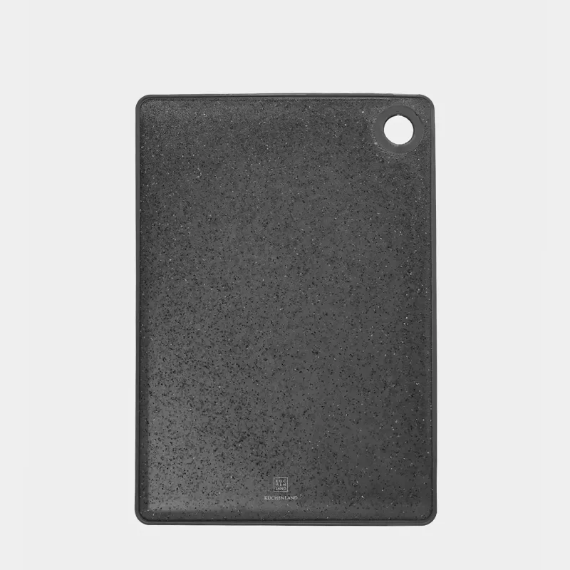 Cutting board, 27x21 cm, plastic / rubber, black marble, Speck