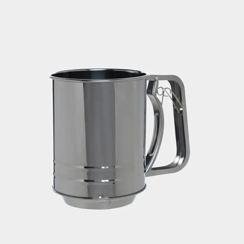 Mechanical sieve, 14x12 cm, steel, Bakery