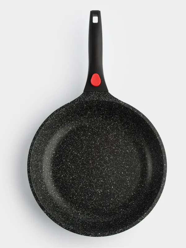 Frying pan, 28 cm, removable handle, coated, aluminum, Solution Red 2, image-2