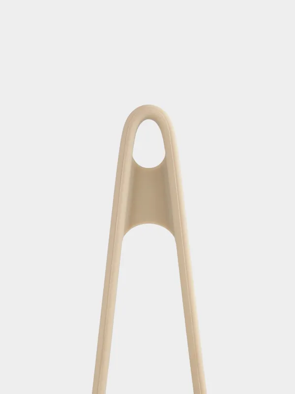 Kitchen tweezers, 30 cm, silicone, gray-brown, Soft kitchen, image-3