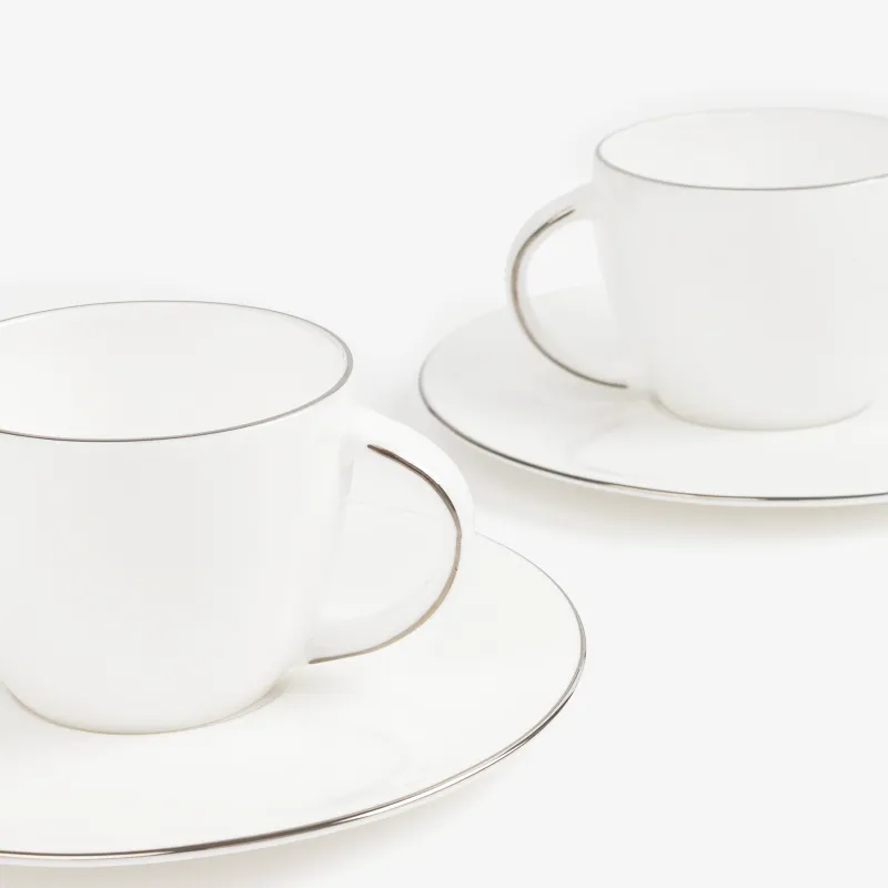 Coffee pair, 2 pers, 4 pr, 110 ml, porcelain F, Antarctica, image-3
