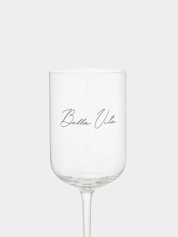Drinking glass, 460 ml, 2 pcs, crystal glass, Bella Vita, Foligno                                                       , image-4