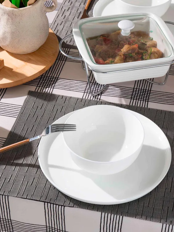 Salad bowl, 16x7 cm, 800 ml, porcelain F, white, Ideal white, image-4