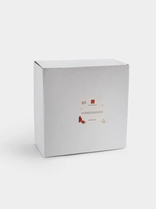 Bowl, 14x6 cm, ceramic, milky burgundy, Pomegranate, Pomegranate, image-5