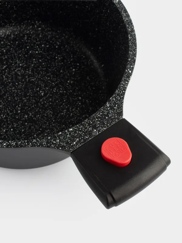 Pot, 20 cm, 2.5 l, with lid, removable handles, coated, aluminum, Solution Red 2, image-3