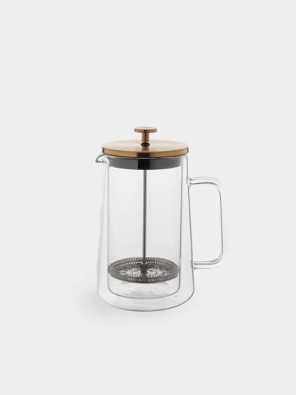 French press, 1 l, glass B/steel, Air, image-0