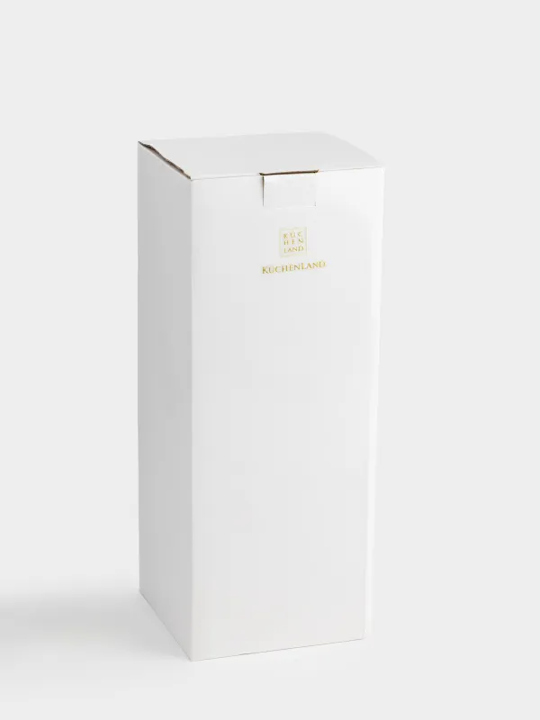 Flower vase, 36 cm, glass, Facets, Terlano, image-5