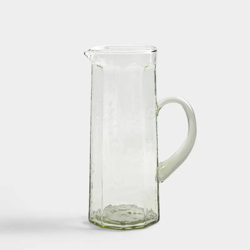 Jug, 1.2 l, glass, green, Budrio