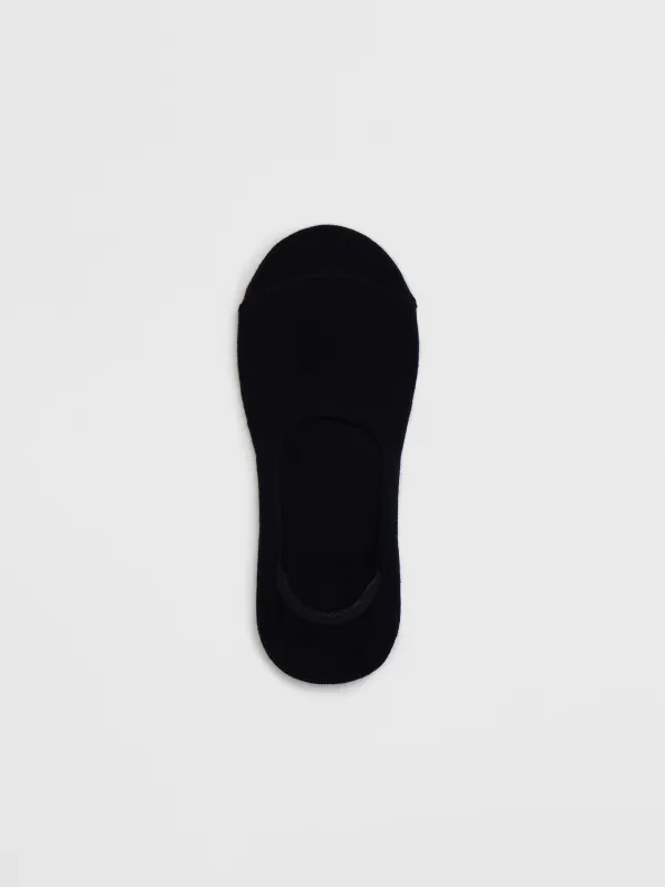 Women's track socks, SizeSize 36-38, cotton / polyester, black, Basic, image-0