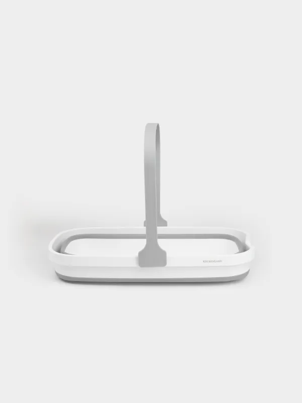 Mop bucket, 46x22 cm, folding, rectangular, grey-white, Foldaway, image-3