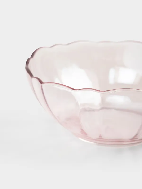 Bowl, 12x5, 300 ml, glass, purple, Nelton color, image-3
