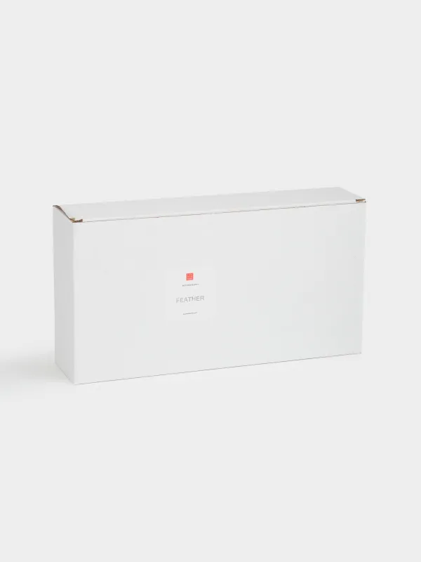 Decorative dish, 25x11 cm, polyresin, golden, Feather, Feather, image-5