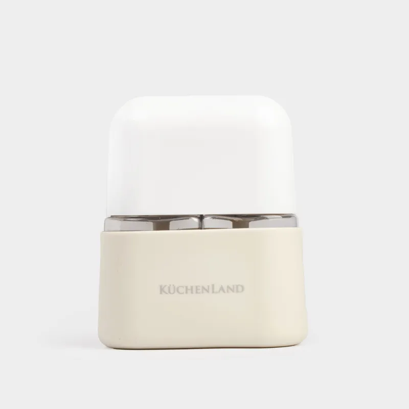 Travel bottle set, 2 pcs, with dispenser, in case, plastic, beige, Travel comfort