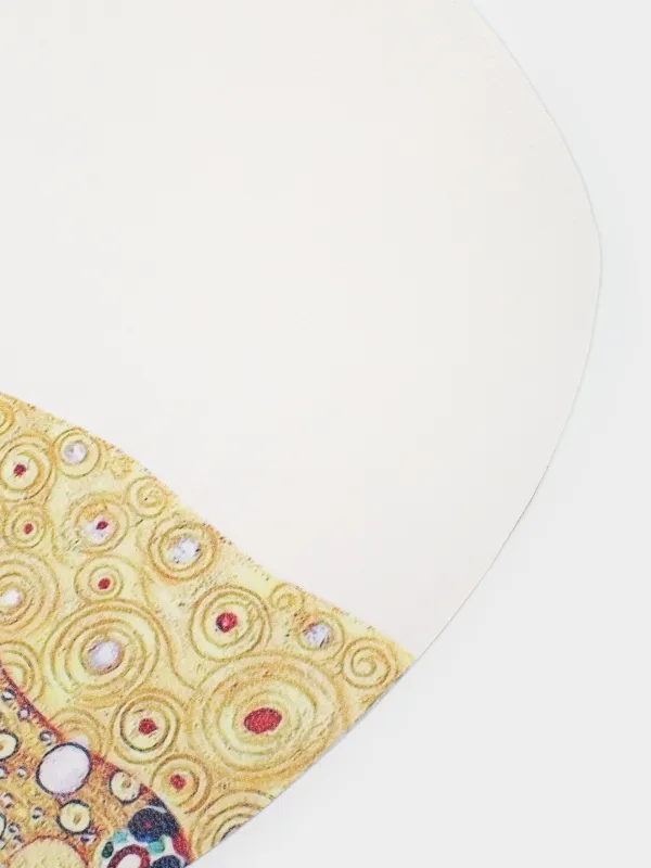 Placemat, 31x43 cm, PVC, shaped, white, Kiss, Klimt, Rock print, image-3