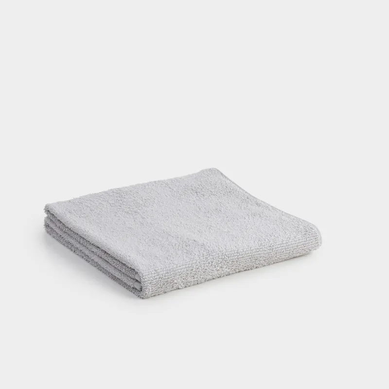Towel, 70x140 cm, cotton, light gray, Terry cotton