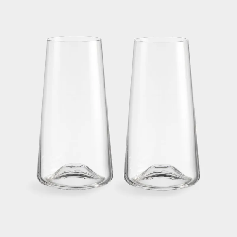 Glass, 13 cm, 500 ml, 2 pcs, glass, Savelli