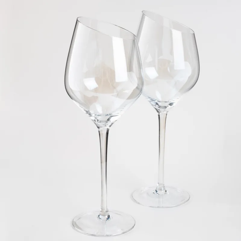 White wine glass, 460 ml, 2 pcs, glass, mother of pearl, Charm L polar, image-1