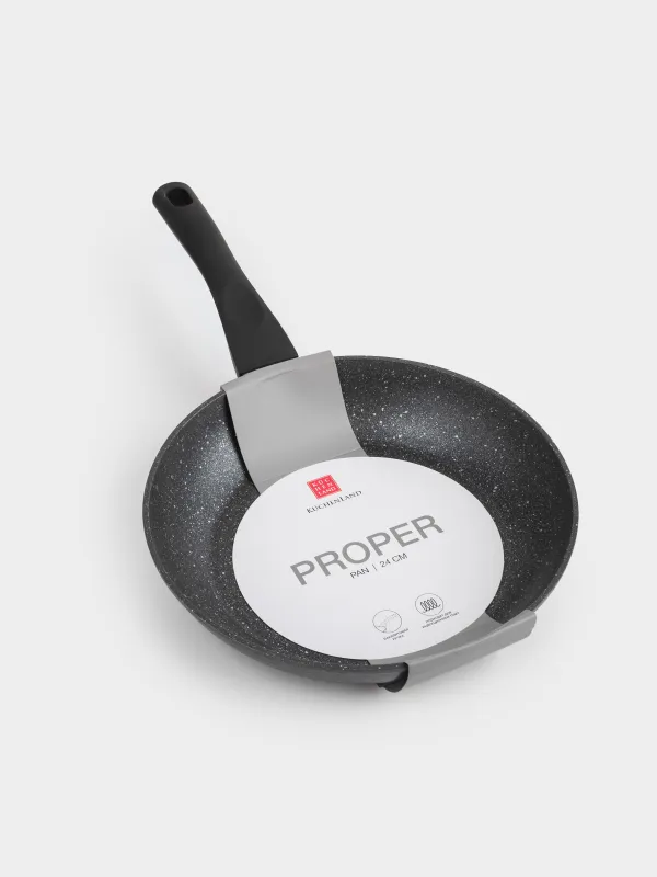 Frying pan, 24 cm, coated, aluminum, Proper, image-6