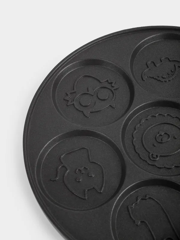 Frying pan for eggs and pancakes, 26 cm, 7 otd, coated, aluminum, Animals, Action, image-6