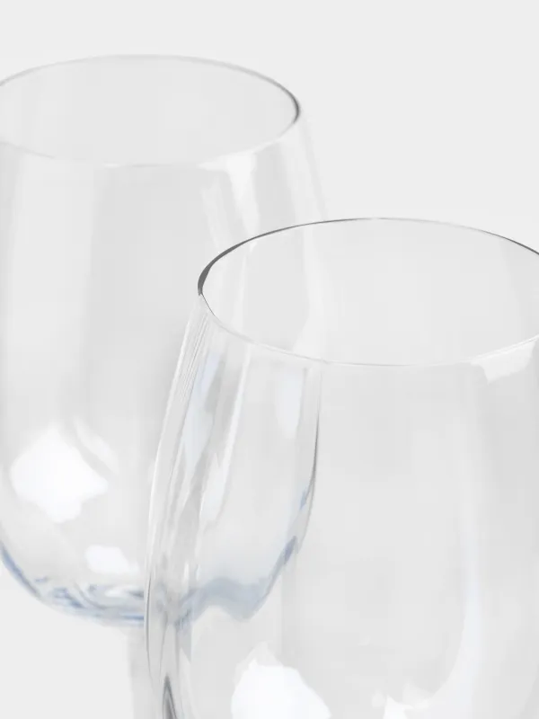 Drinking glass, 470 ml, 2 pcs, glass, blue, Filo R color, image-2