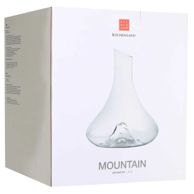 Decanter, 1,7 l, glass, Mountain, Mountain, image-4