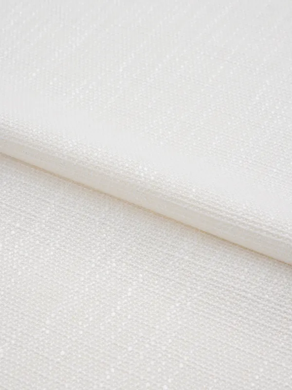 Table runner, 40x160 cm, with stitching, polyester, milky, Burlap, Gunny traditions, image-1