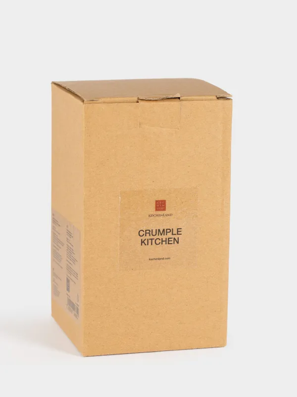 Kitchen accessories stand, 15 cm, ceramic, milky, Crumpled effect, Crumple kitchen, image-4