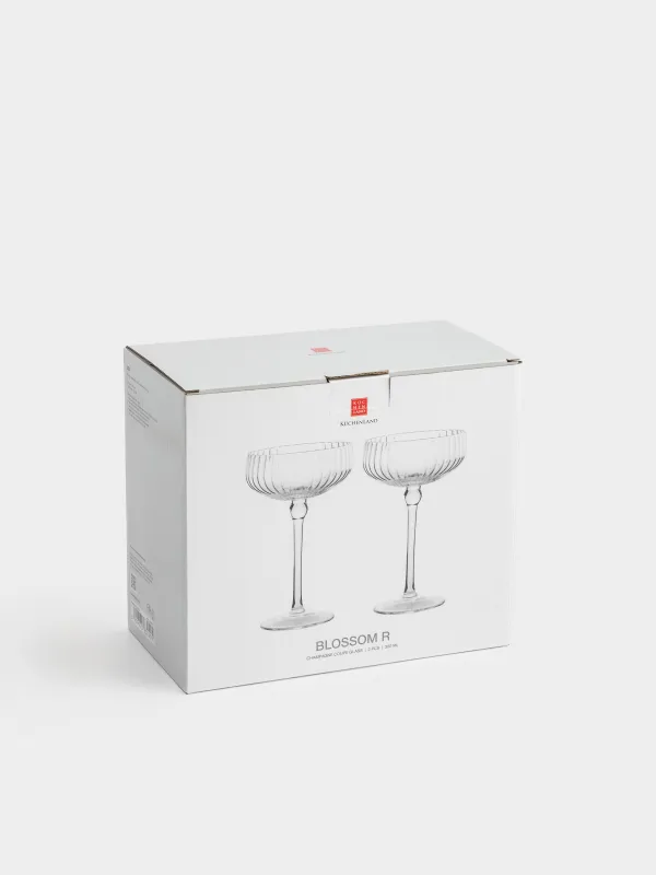 Drinking glass, 300 ml, 2 pcs, glass, Blossom R, image-6