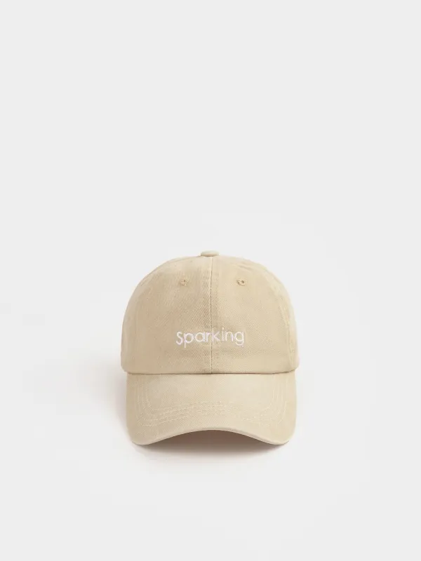 Baseball cap, 58 cm, single size, cotton, beige, Sparkling, Shore, image-0