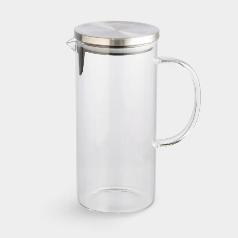 Jug, 1,4 l, with filter lid, glass B, Apple