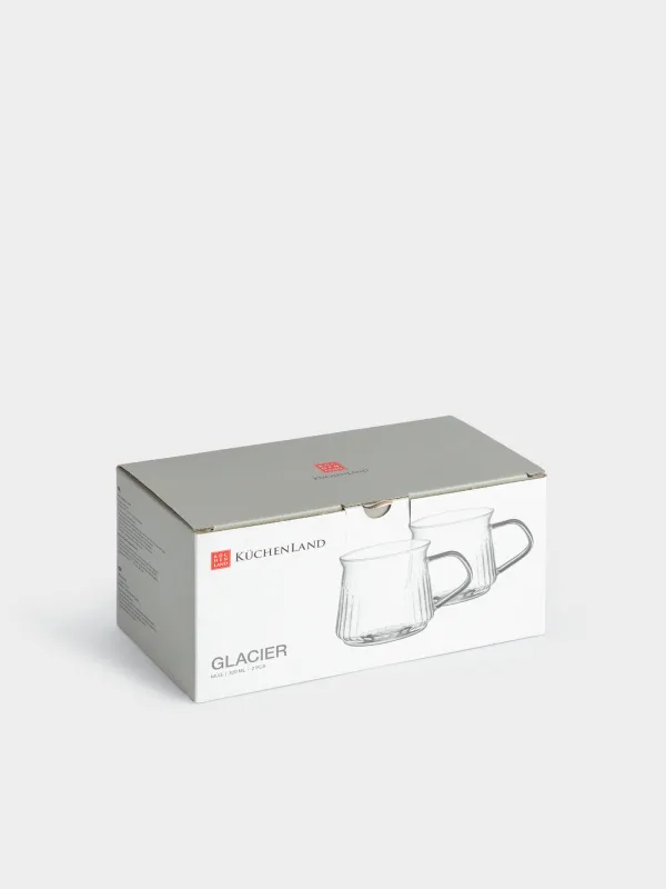 Mug, 320 ml, 2 pcs, glass B, Glacier, image-4