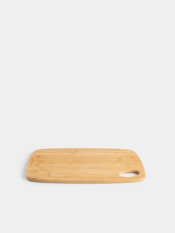 Cutting board, 35х25 cm, rectangular, rounded, bamboo, Bamboo, image-3