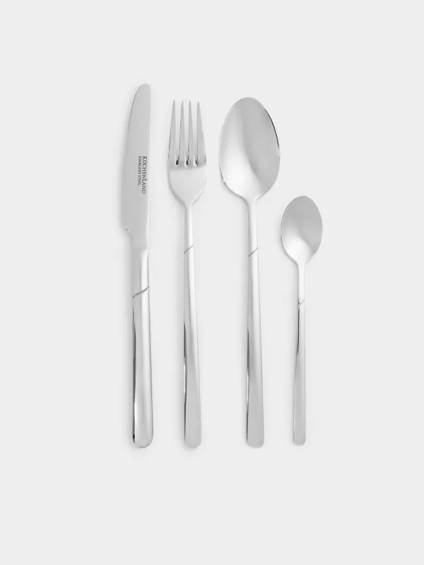 Cutlery, 6 pers, 24 pr, steel, Helsinki, image-0