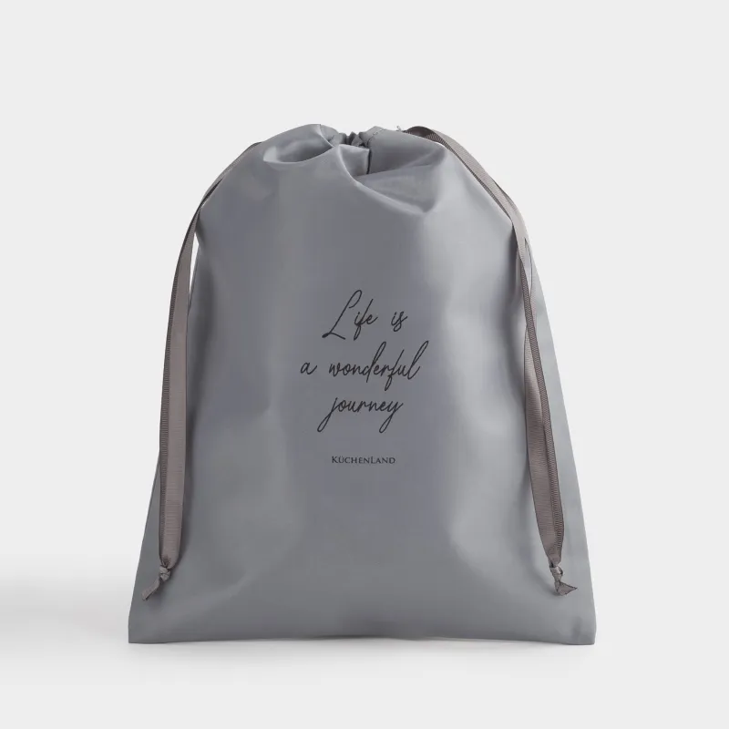 Organizer for underwear or shoes, 36x27 cm, twill, grey, Travel comfort