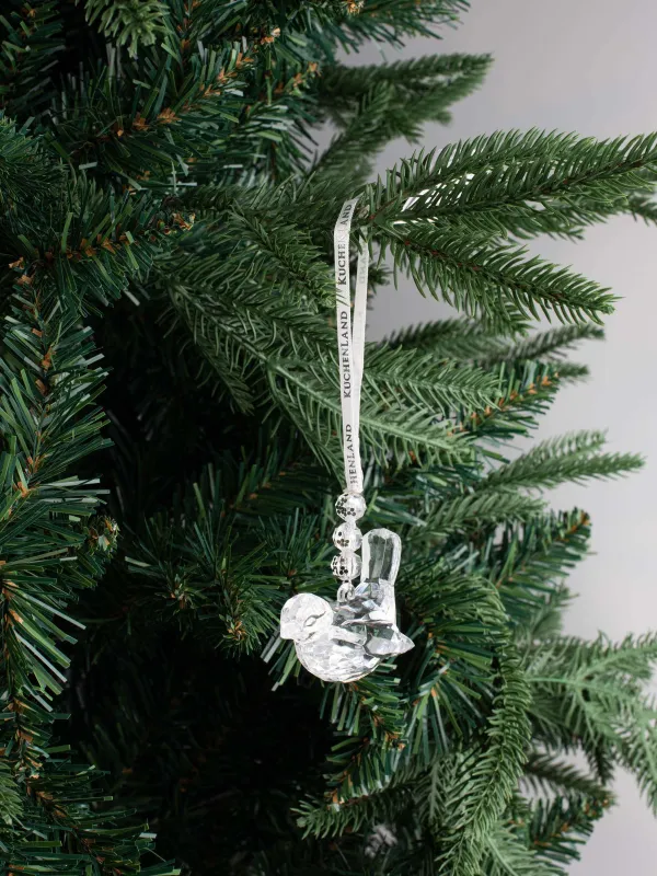 Christmas tree toy, 6 cm, acrylic, Bird, Figure crystal, image-3