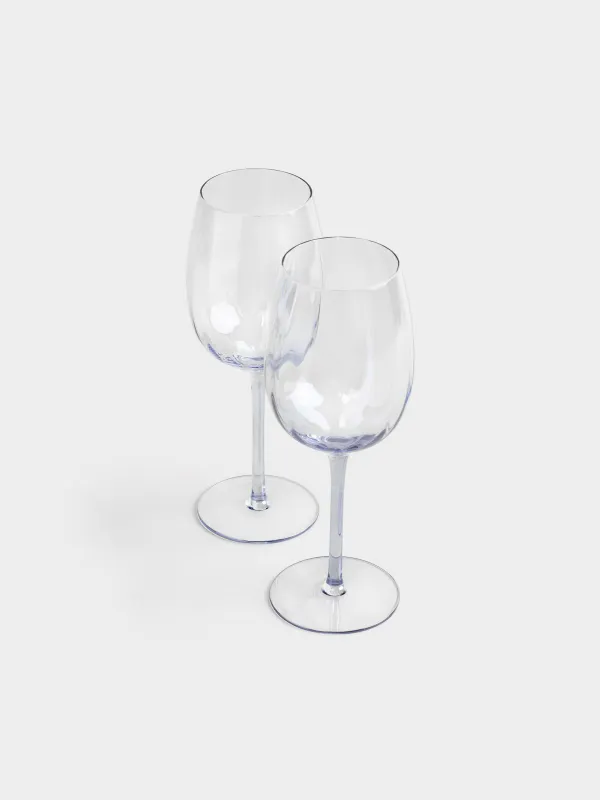 Drinking glass, 470 ml, 2 pcs, glass, blue, Filo R color, image-1